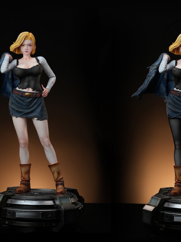 MUK Studio Dragon Ball Android 18 Femme Fatale Hot Sexy 1/4 Statue